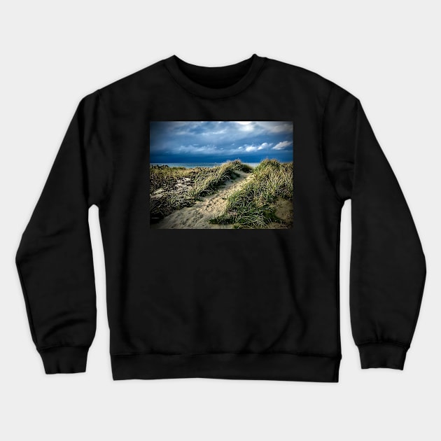 Storm beyond the dune Crewneck Sweatshirt by Dillyzip1202